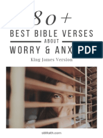 80+ Best Bible Verses About Worry and Anxiety