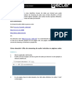 Cómo encontrar URLs de streaming de radio por internet