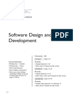 Software Design+ Dev HSC Exam 2015