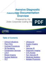 Comprehensive Diagnostic Radiology Documentation: Prepared by The Zotec Corporate Coding Department