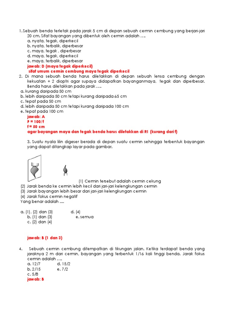 Contoh Soal Dan Pembahasan Hukum Newton 2