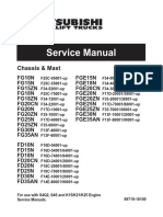 MITSUBISHI FGC25N FORKLIFT TRUCKS CHASSIS, MAST AND OPTIONS Service Repair Manual SN AF82F-00011-UP PDF