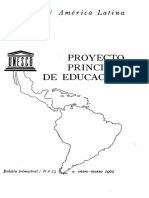 UNESCO - Proyecto Principal de Educacion
