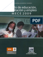 MODULO DE EDUCACION CAPACITACIÓN Y EMPLEO 2009