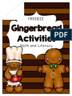Gingerbread Math Literacy Activities