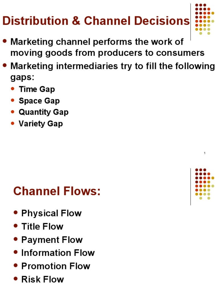 04 - Distribution & Channel Decisions | PDF | Warehouse | Inventory