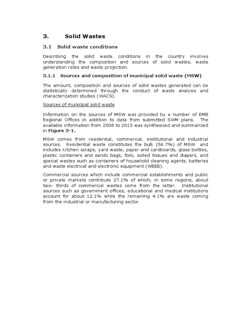 Solid Waste Management in the Philippines | PDF | Landfill | Recycling