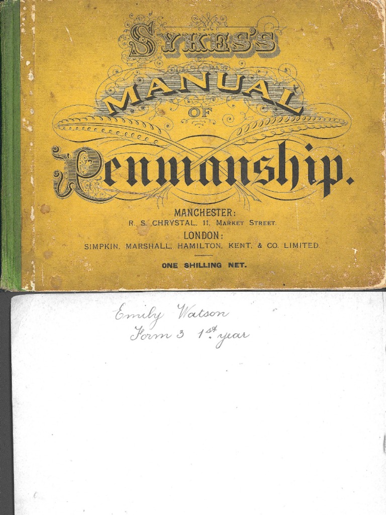 Sykes, Circa - Sykes's Manual of Penmanship (1885) PDF | PDF
