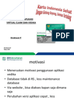 PENGENALAN APLIKASI VIRTUAL CLAIM DAN VEDIKA