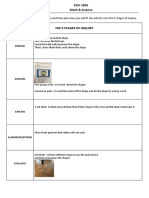 shapes 5 5es math activity template 