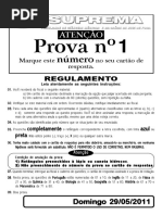 Suprema 2011 - 2 Prova (1)