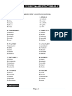 Razonamiento Verbal 1º - II Trimestre