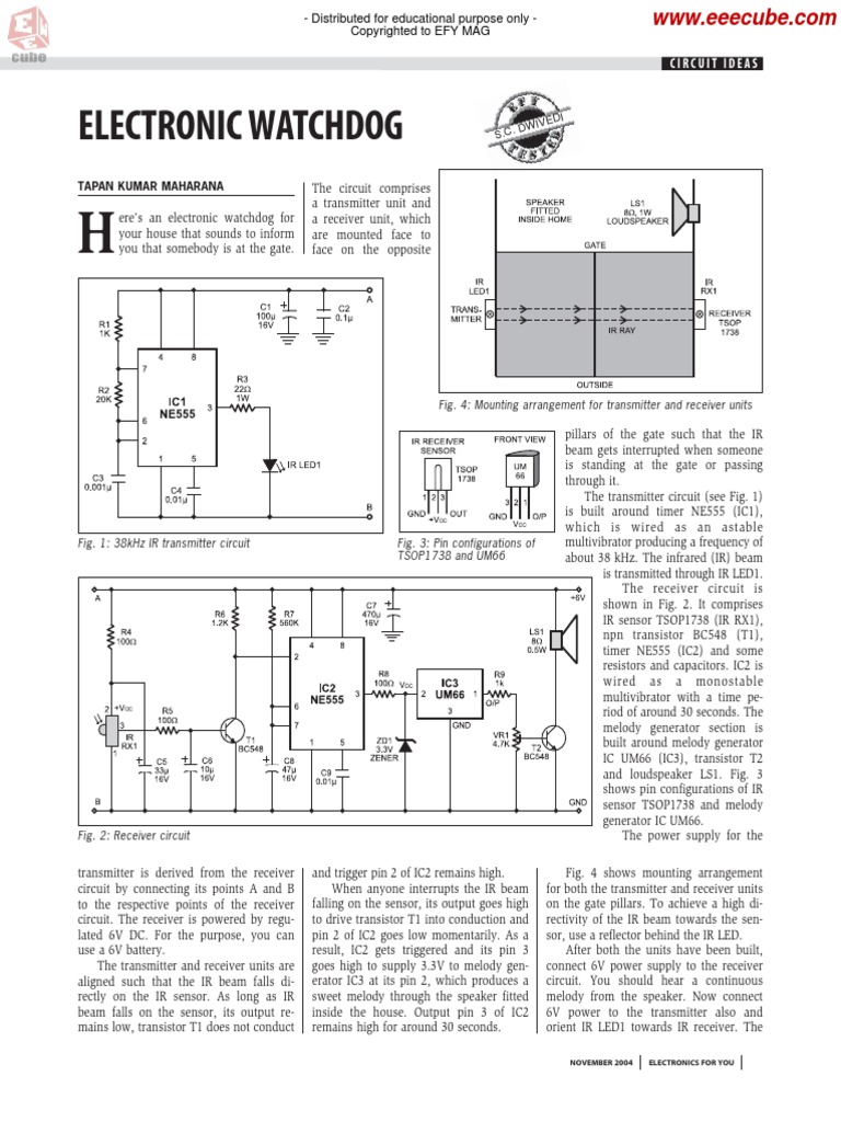 Electronic Watch Dog Opt PDF Digital Electronics Electronic Design