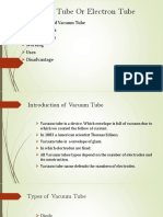 Vacuum Tube Guide - Types, Parts & Uses