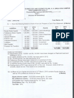 ECON F315 Financial Management Paper 