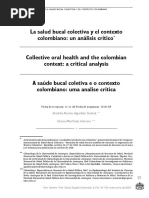 La Salud Bucal Colectiva. Un Análisis Crítico