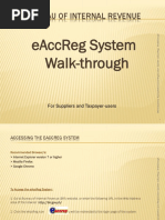 BIR eAccReg System Walkthrough For TP Users - RZM