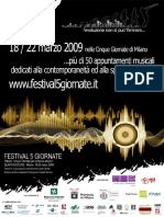 Festival 5 Giornate Programma