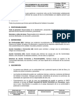 PR024 Procedimiento de Acción Correctiva y Preventiva