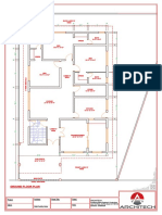 Ground Floor Plan: Dated: Client: Project: Sheet Title: Area: Architect