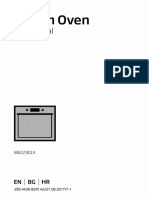 Oven User Manual Bie22301-Hr - en - BG