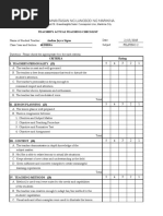 PT Final Teaching Demo Checklist