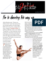 Tonatiuh Gomez - He Is Dancing His Way Up - 12-08-2018 - Art-To-Art Palette Journal by Chevalier Tony Clark