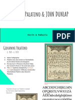 Giovanni Palatino John Dunlap