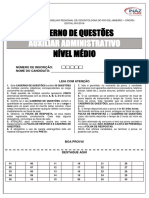 Caderno de Questões Auxiliar Administrativo Médio PDF