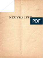 Neutrality