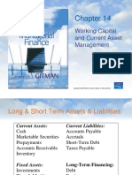 Working Capital and Current Asset Management