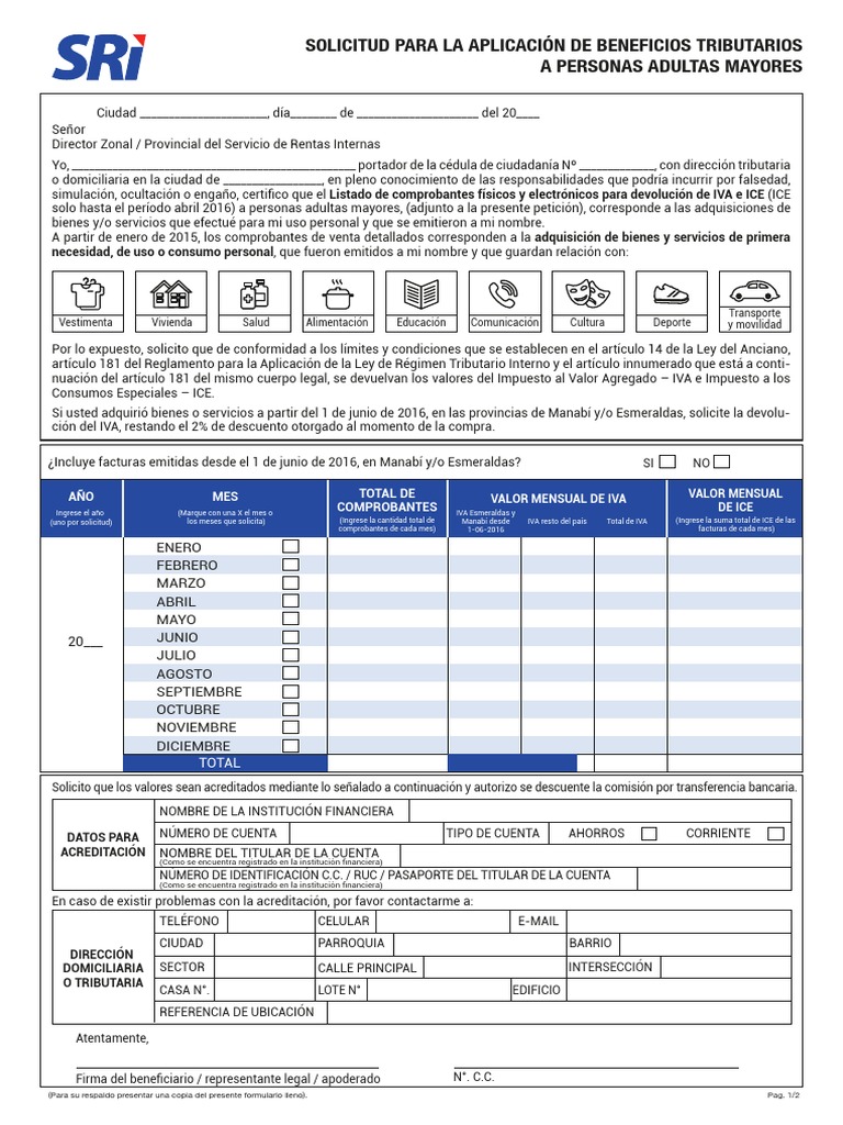 356766033 Solicitud De Devoluciones Tercera Edad 1 Pdf Pdf Negocios