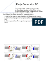 Prinsip Kerja Generator DC