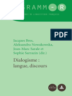 (GRAMM-R. Études de linguistique française _ GRAMM-R. Studies of French Linguistics) Jacques Bres, Aleksandra Nowakowska, Jean-Marc Sarale, Sophie Sarrazin (eds.)-Dialogisme _ langue, discours-P.I.E.  (1).pdf