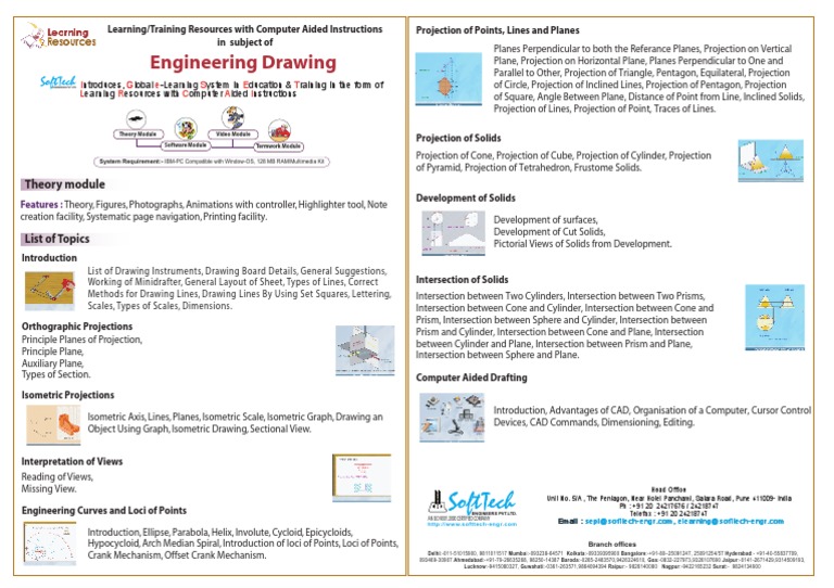 Engineering Drawing | PDF | Geometric Shapes | Euclidean Geometry