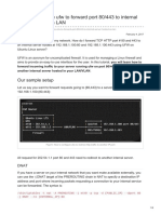 Cyberciti - Biz-How To Configure Ufw To Forward Port 80443 To Internal Server Hosted On LAN