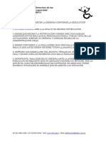 Instructivo para Ejercer La Defensa Conforme La Resolución 268 Del 2018 de La ANDIS