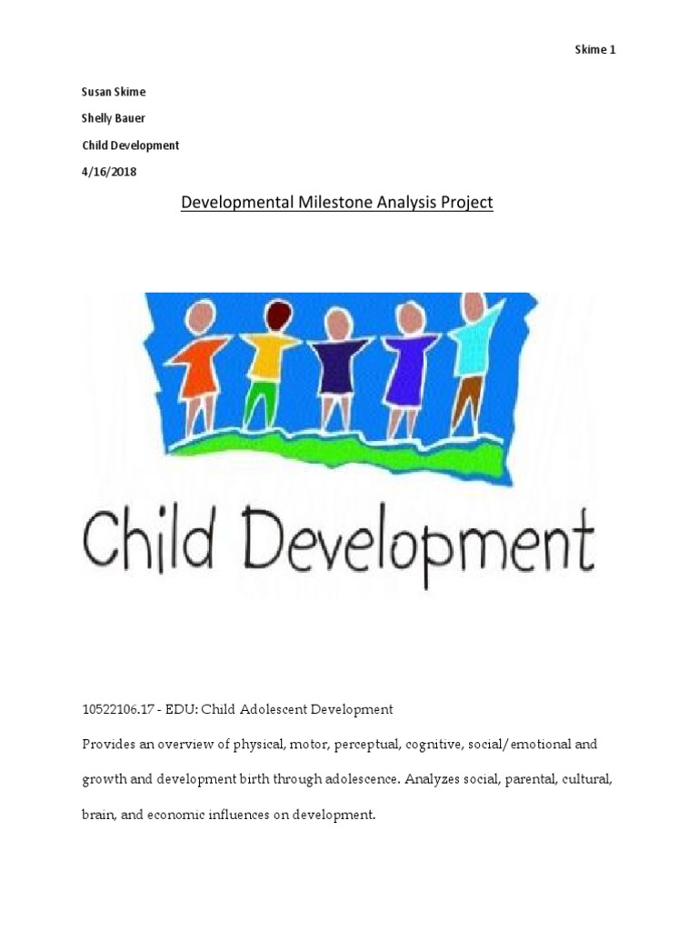 Child Development Final Project PDF Affect (Psychology) Adolescence