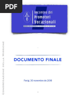 [POR] Encontro de Promotores Vocacional - DOCUMENTO FINAL
