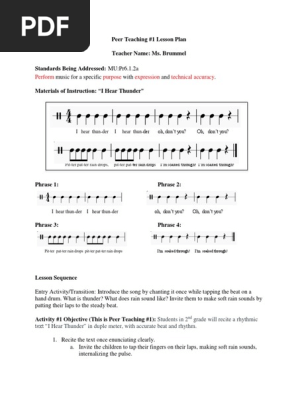 Elementary Lesson Plan