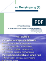 Perilaku Menyimpang