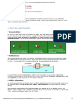 1.conservation de La Quantité de Mouvement D'un Système Isolé PDF