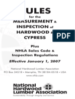 Rules For The Meansurement and Inspection of Hardwood PDF