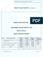 MOG-HSEQ-SF-WI-062 Rev A2 Work Instruction Confined Space Wafa Field