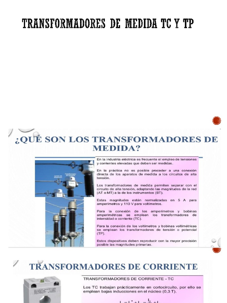 Transformador TP y TC | PDF | Tecnología