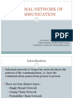 Informal Network of Communication