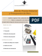 Analis de Precios Unitarios 2014