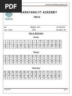 SR-IIT-CO-SPARK - IZ-L25 - CTM-3-03-09-2018 - Key & Sol - PDF