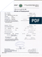 2013 Kkesh Certicate of Employment