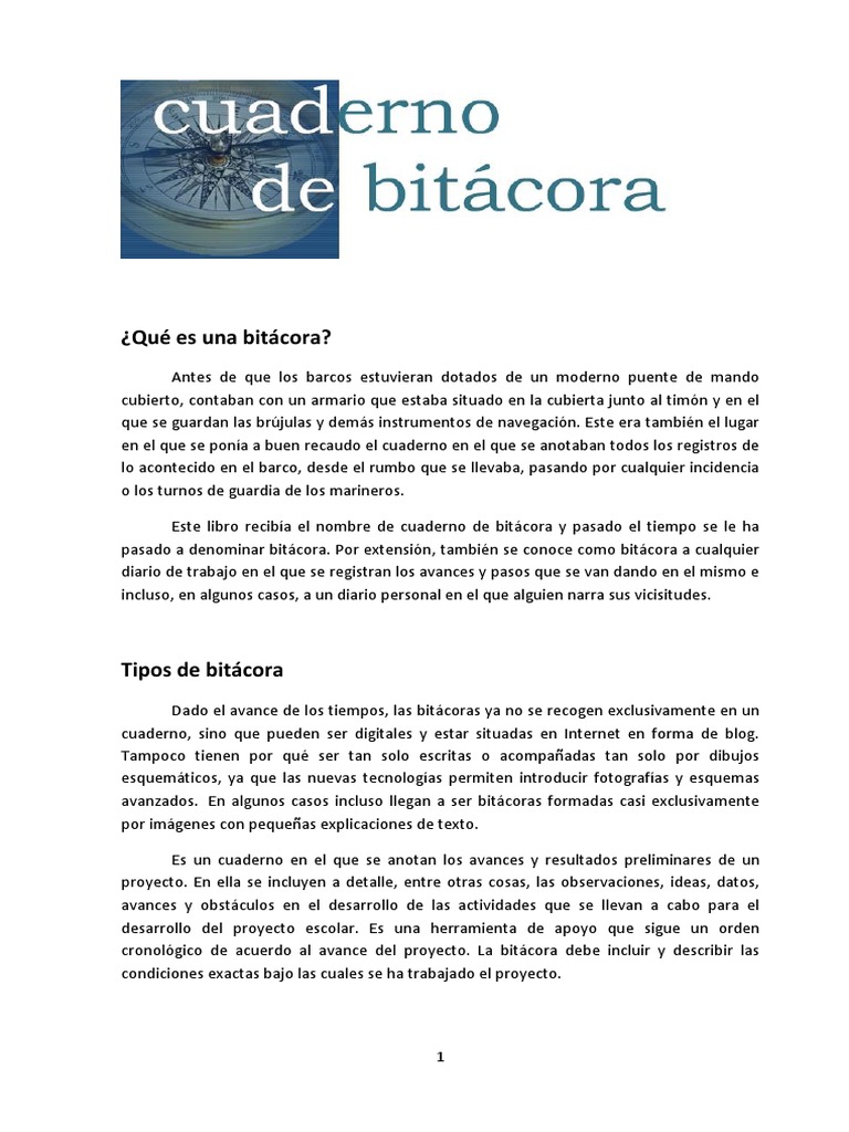 Bitacora PDF | PDF | Blog | Bibliografía